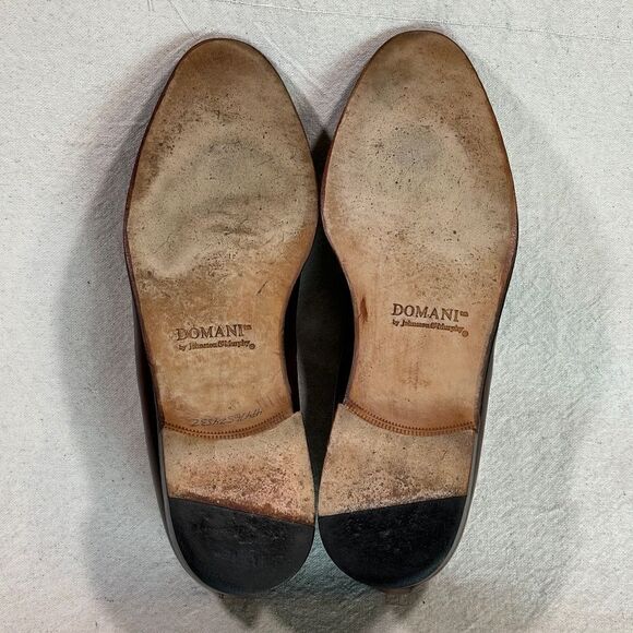 Domani By Johnston & Murphy Wing Tip Tassel Loafers Mens Size 11.5M - Picture 13 of 16